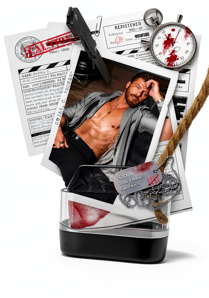 BLOOD Brothers Kindle book cover showcasing military romance theme