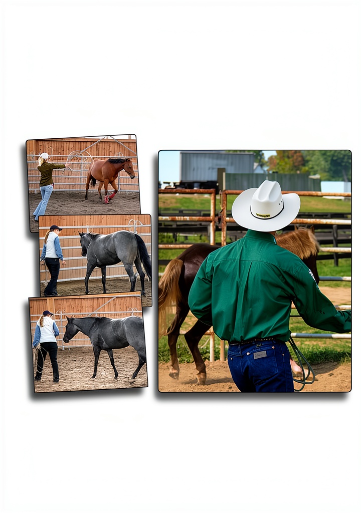 Equestrian eBook displayed on a tablet with horse imagery