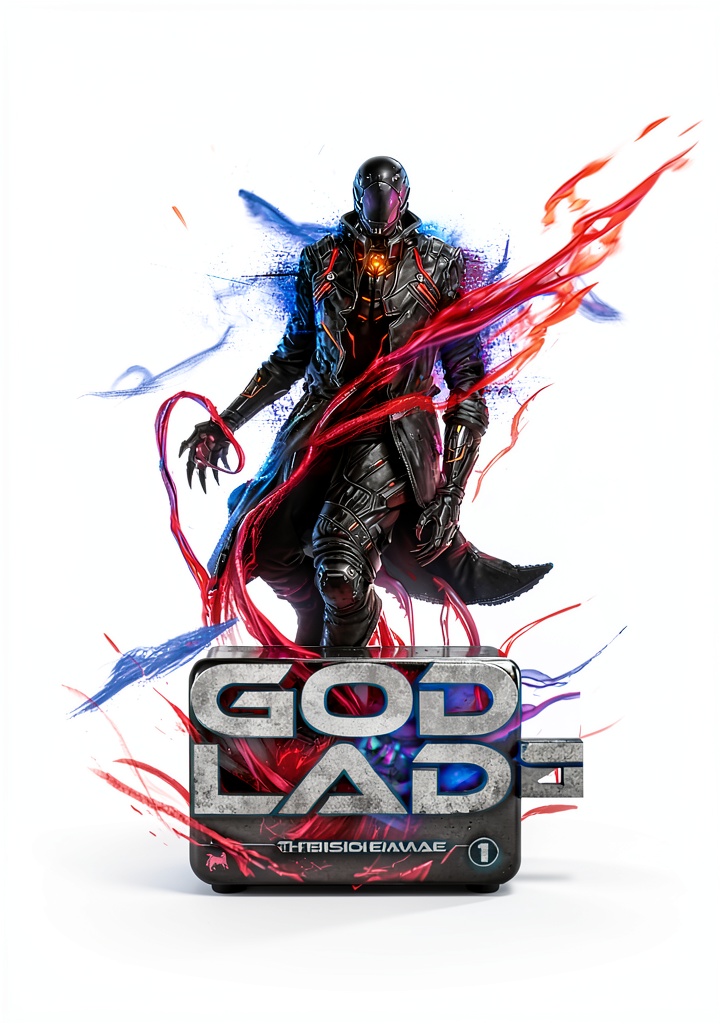 Godclads eBook cover on a Kindle device