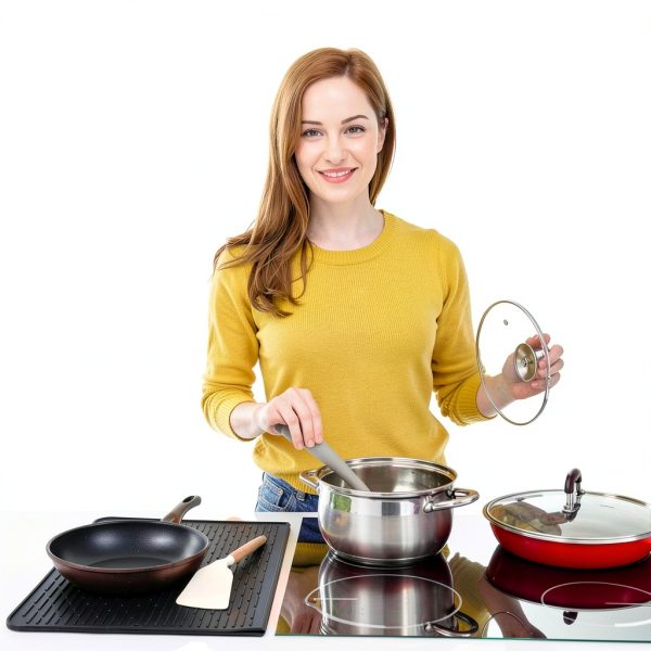 Foldable Stove Top Cover Dionikos 28x20 Black-3