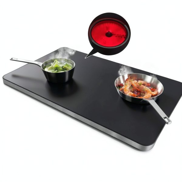 FLASLD Fireproof and Waterproof Stove Covers, Electric Stove Mat, Glass Top Protector - Ceramic Glass Cooktop - Flat Top Oven - Black-2024 inch-1