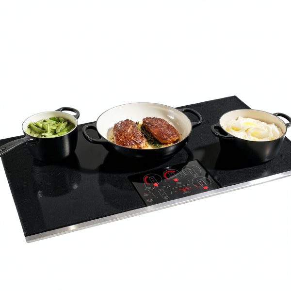 KR KitchenRaku Large Induction Cooktop Protector Mat Pure Black-1
