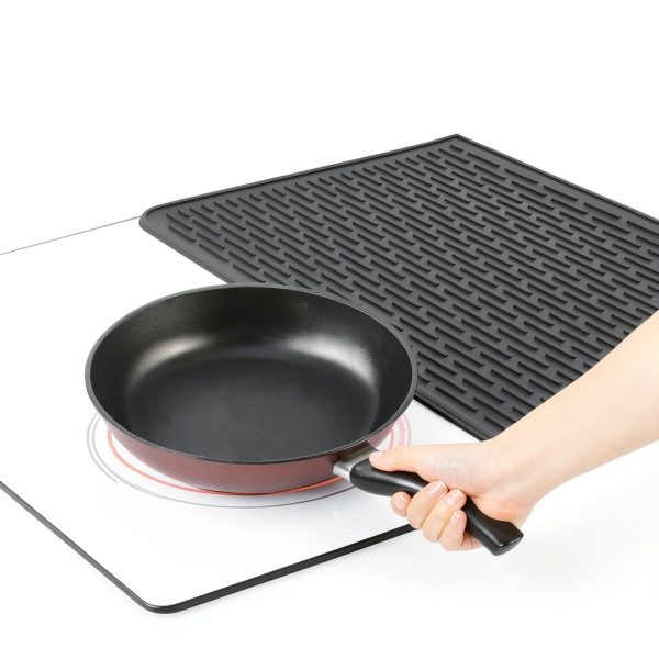 Foldable Stove Top Cover Dionikos 28x20 Black-2