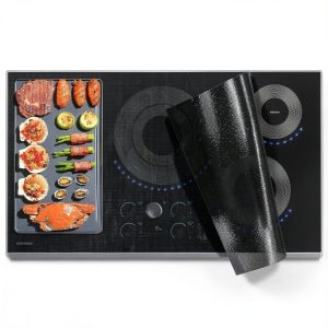 Cook's Aid Large Translucent Induction Cooktop Protector Mat 20.4x30.7-0