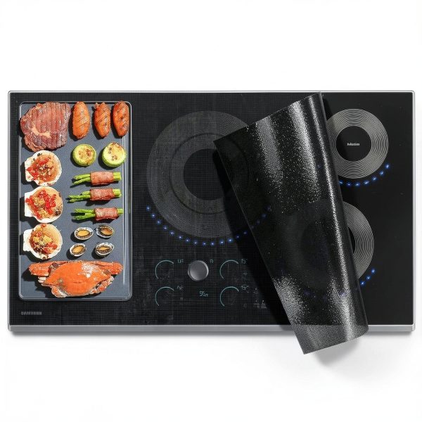 Cook's Aid Large Translucent Induction Cooktop Protector Mat 20.4x30.7-0