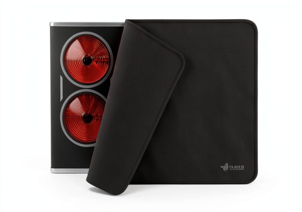 FLASLD Fireproof and Waterproof Stove Covers, Electric Stove Mat, Glass Top Protector - Ceramic Glass Cooktop - Flat Top Oven - Black-2024 inch-0