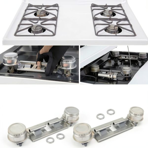 Double Burner Kit M Motico WB16K10026 for GE Hotpoint Gas Range-6