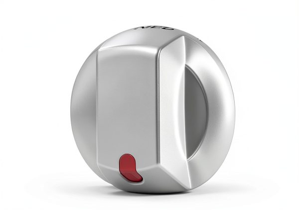 UgoHiff Samsung Cooktop Knob for NX58 Series Silver Push Button Lock-4