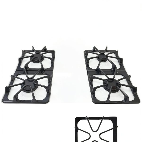 Gas Stove Burner Grates 4‑Pack Cast Iron Replacement by Sukienka-3