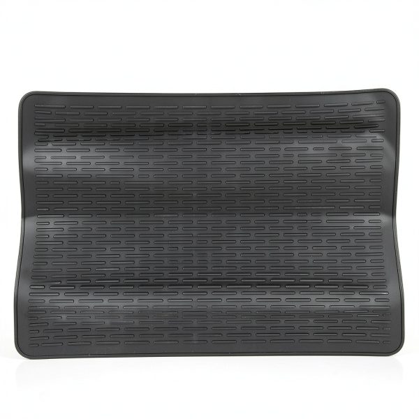 Stove Top Cover for Electric Stove, Dish Drying Mat for Kitchen, Glass Cooktop Protector, Heat Resistant Waterproof Foldable Anti-Slip Silicone Mat (Black, 30''L x 21''W)-4