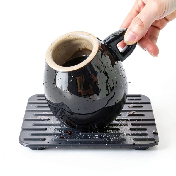 Stove Top Cover for Electric Stove, Dish Drying Mat for Kitchen, Glass Cooktop Protector, Heat Resistant Waterproof Foldable Anti-Slip Silicone Mat (Black, 30''L x 21''W)-3