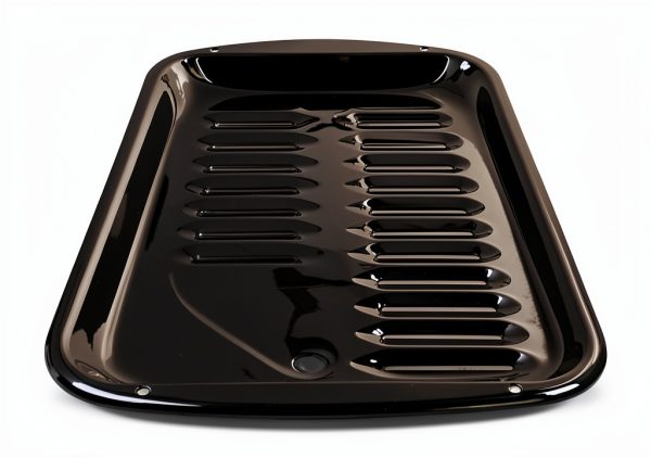 GE Broiler Pan Large 12-3/4 x 16-1/2 Black Painted Cooktop Accessory-0