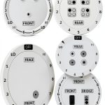 MANWU 6 Stove Dials Sticker – Black Print on Clear Vinyl, 6‑Piece Set-0