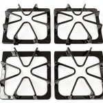 Gas Stove Burner Grates 4‑Pack Cast Iron Replacement by Sukienka-0