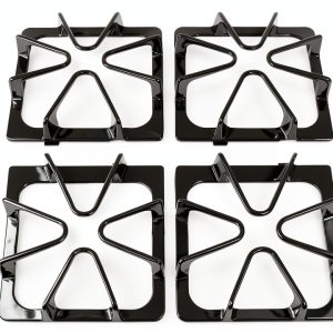 Gas Stove Burner Grates 4‑Pack Cast Iron Replacement by Sukienka-0