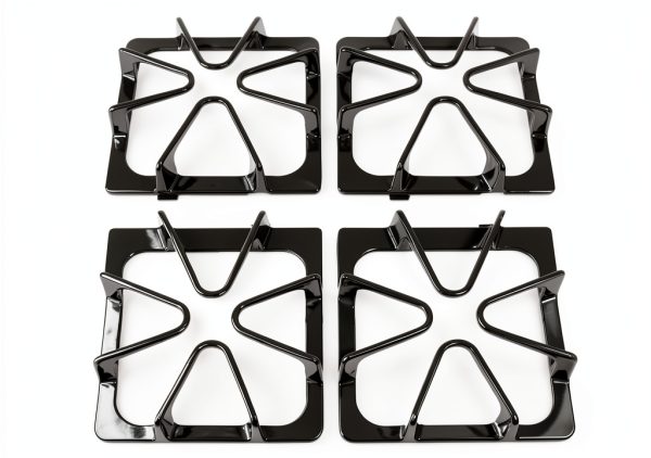 Gas Stove Burner Grates 4‑Pack Cast Iron Replacement by Sukienka-0