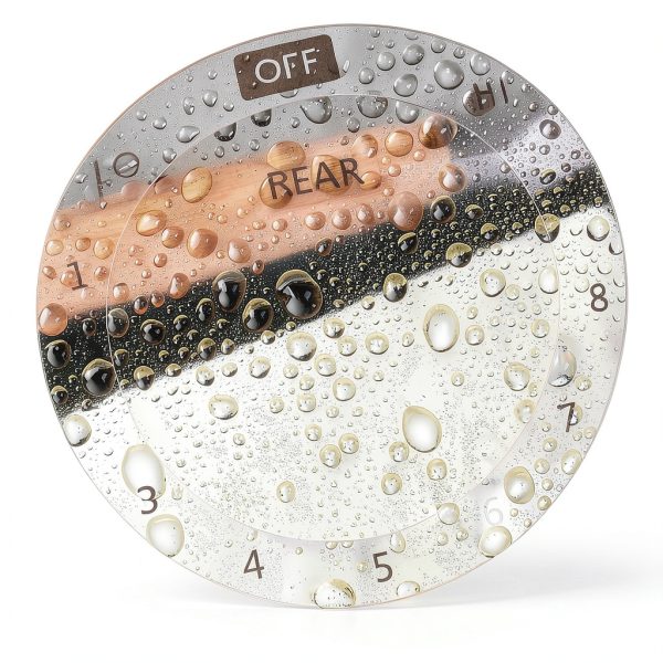 MANWU 6 Stove Dials Sticker – Black Print on Clear Vinyl, 6‑Piece Set-3
